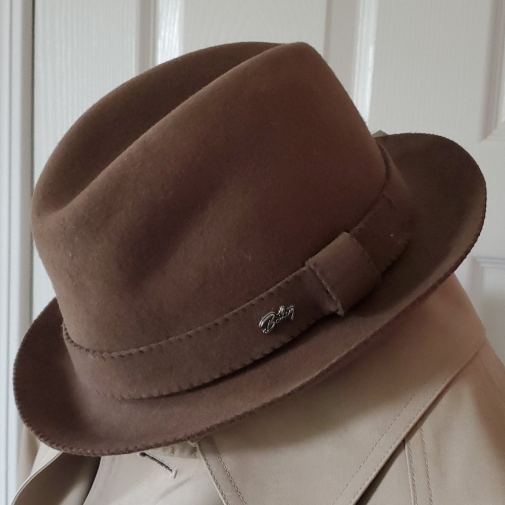 Brown Causal Fedora Hat